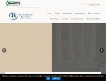 Tablet Screenshot of bartolinistudiolegale.com
